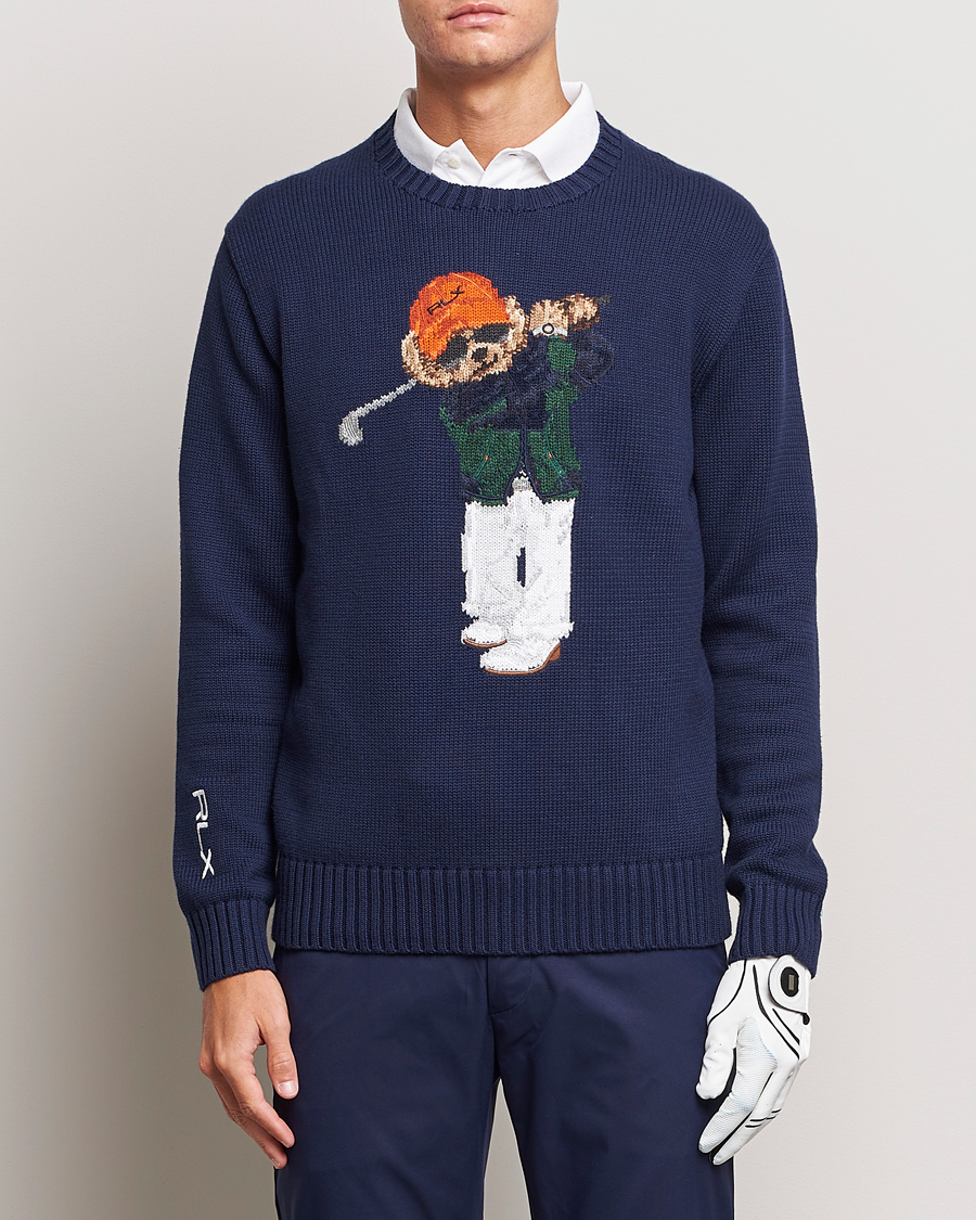 Herre | Sweatshirts | RLX Ralph Lauren | Golf Bear Sweatshirt French Navy