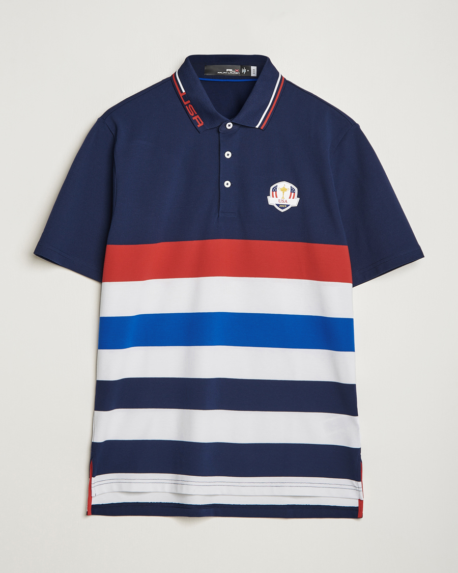 Herre | Pikéer | RLX Ralph Lauren | Ryder Cup Stripe Pique French Navy/Multi