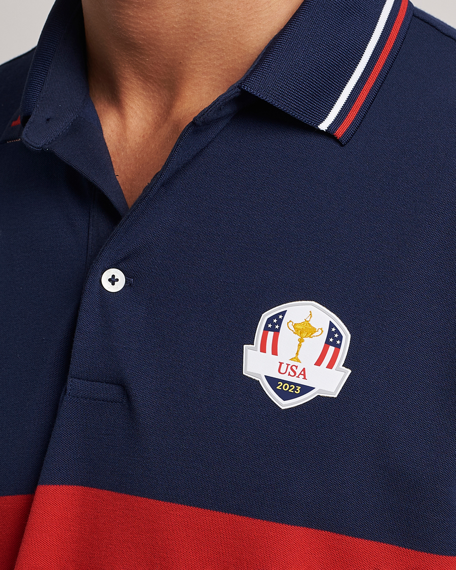 Herre | Pikéer | RLX Ralph Lauren | Ryder Cup Stripe Pique French Navy/Multi