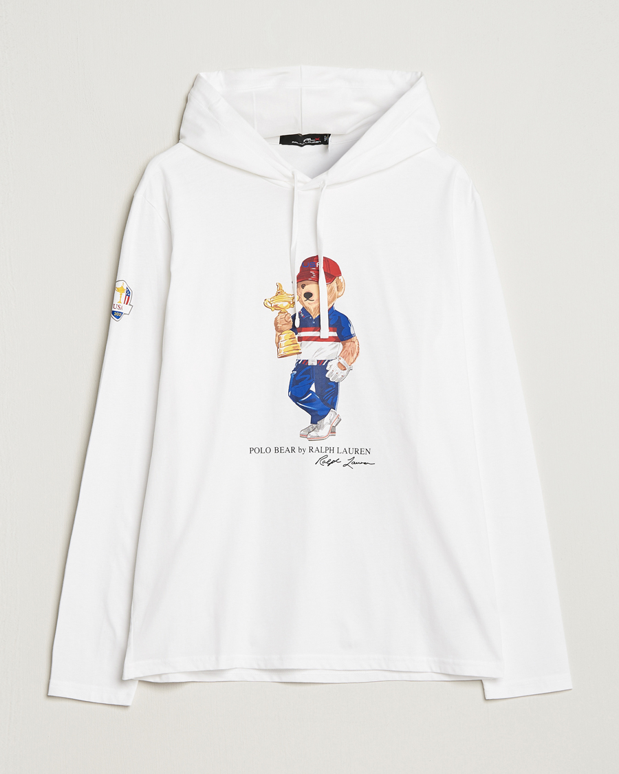 Herre | Gensere | RLX Ralph Lauren | Ryder Cup Bear Hoodie Pure White