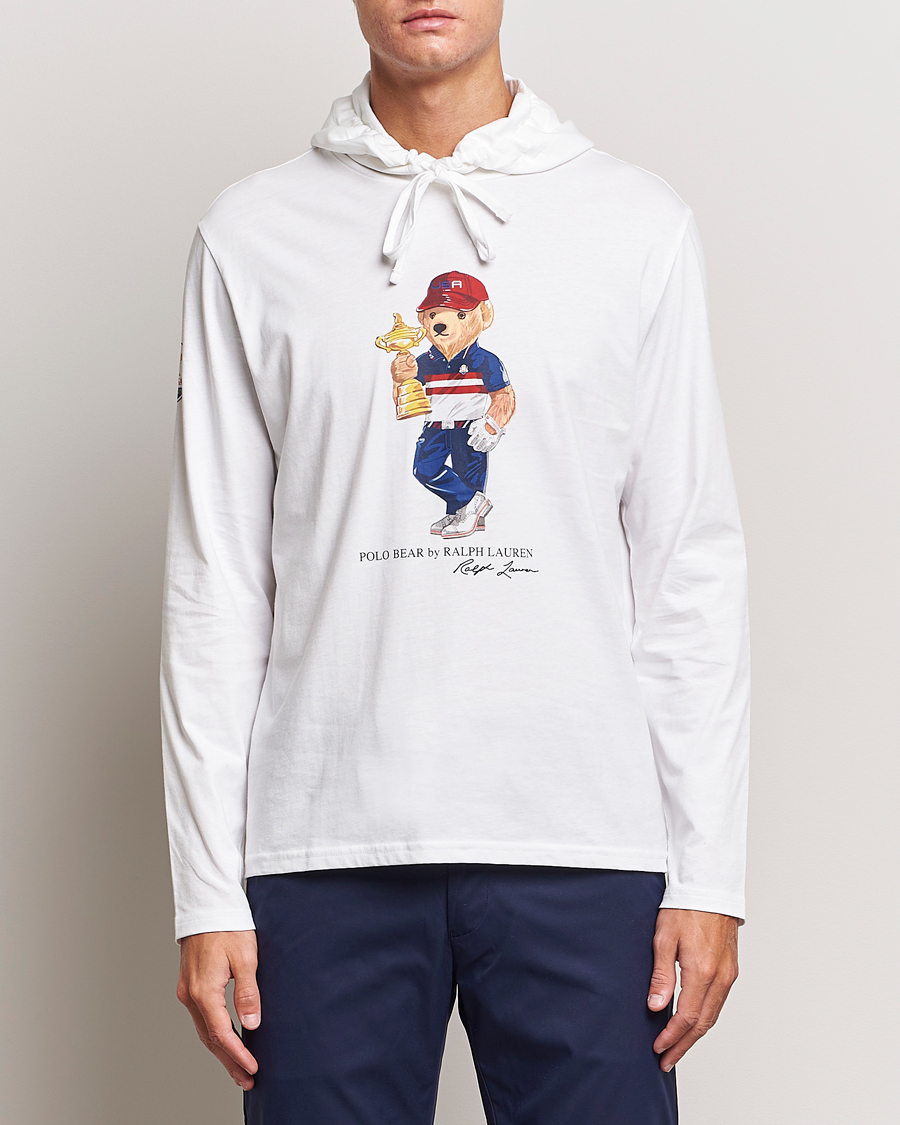 Herre | Gensere | RLX Ralph Lauren | Ryder Cup Bear Hoodie Pure White
