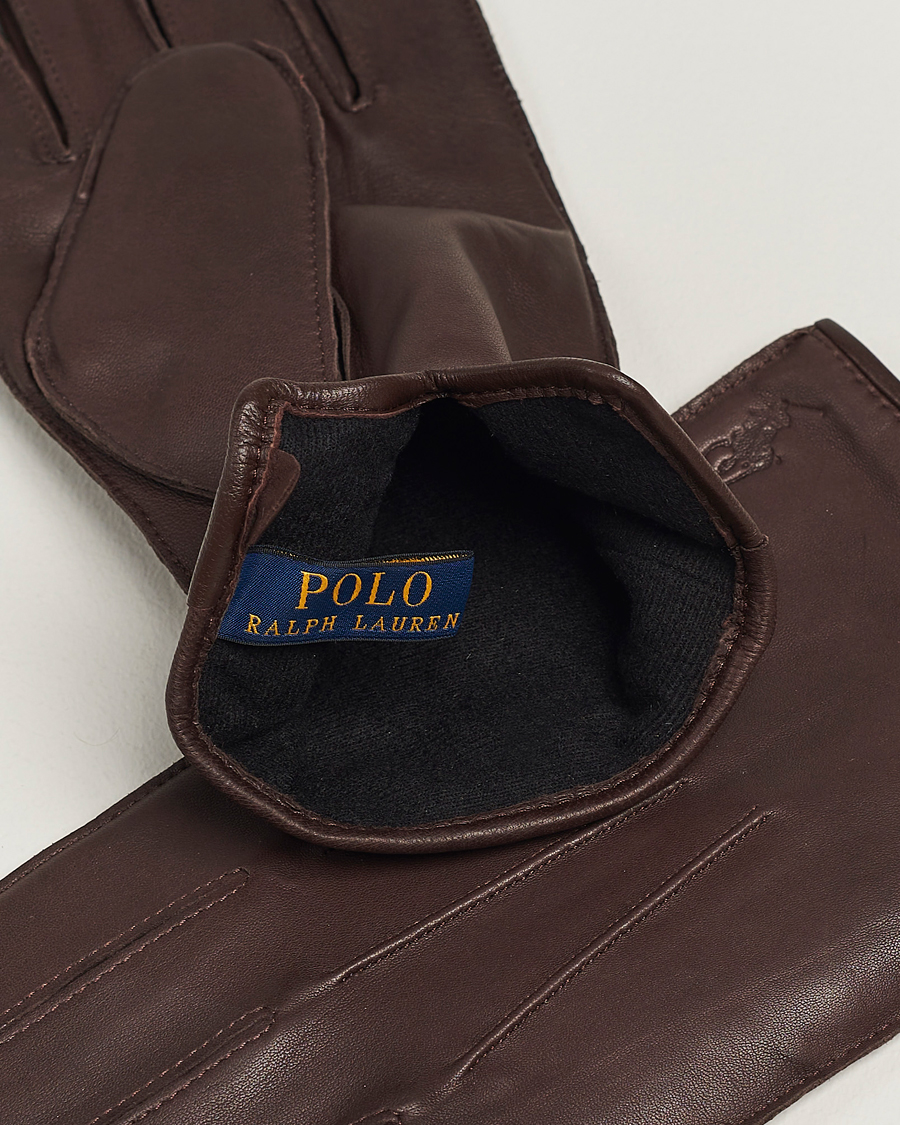 Herre | Salg assesoarer | Polo Ralph Lauren | Leather Gloves Dark Brown