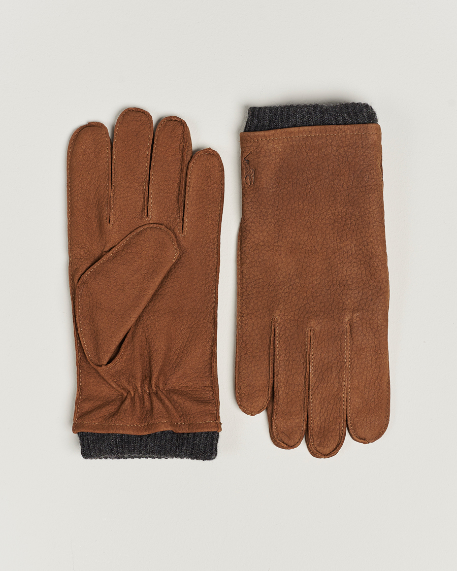 Herre |  | Polo Ralph Lauren | Leather Gloves Tan