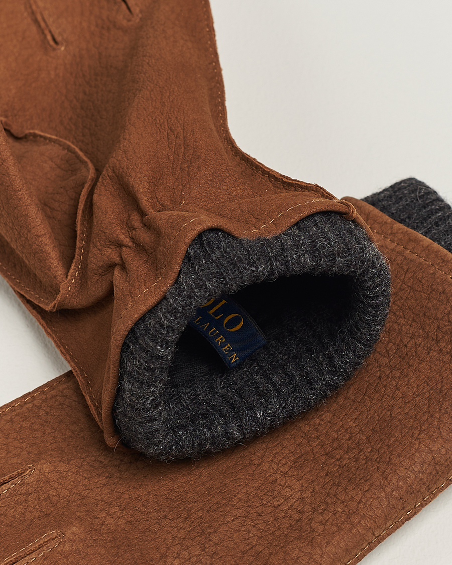 Herre |  | Polo Ralph Lauren | Leather Gloves Tan