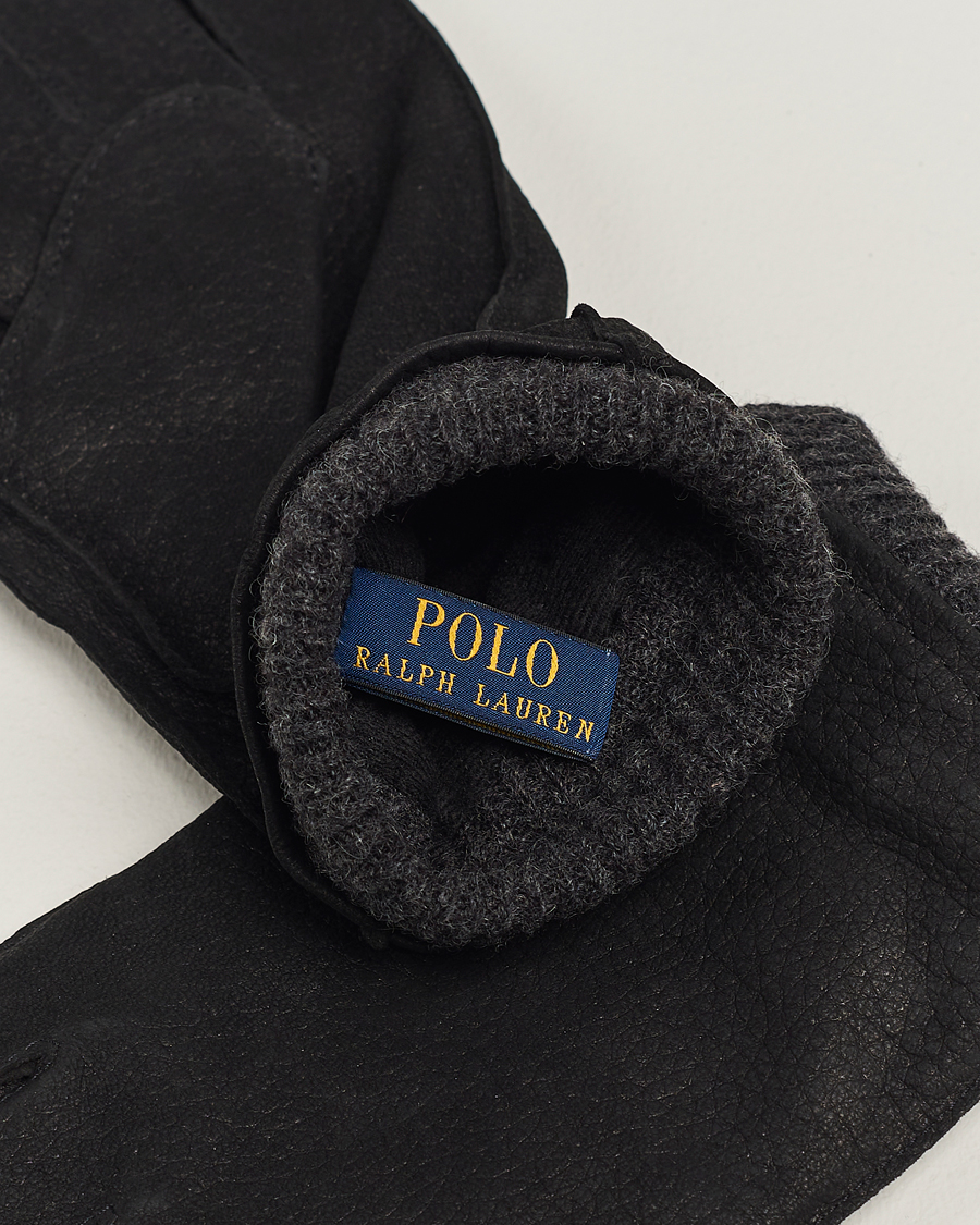 Herre |  | Polo Ralph Lauren | Leather Gloves Black
