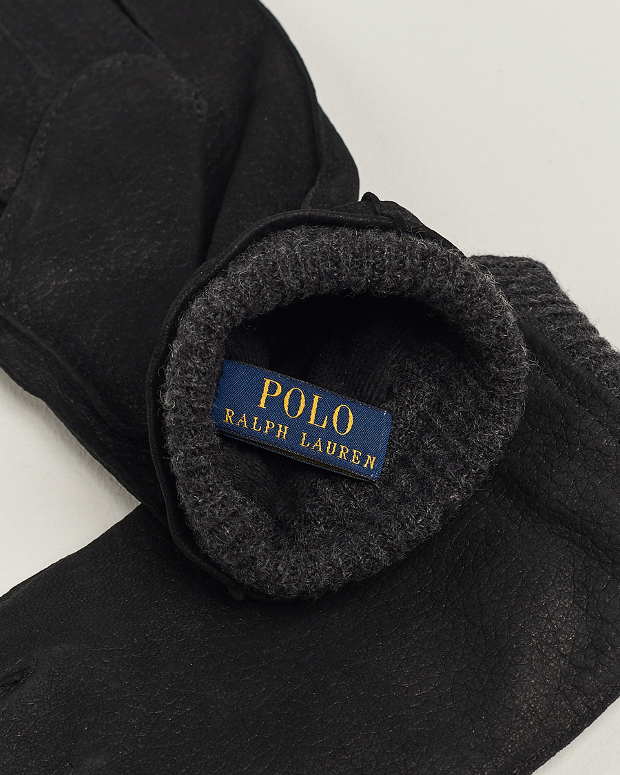 Herre | Polo Ralph Lauren Leather Gloves Black | Polo Ralph Lauren | Leather Gloves Black