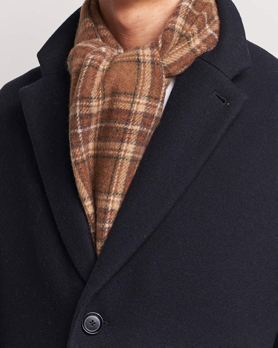 Herre |  | Polo Ralph Lauren | Wool Checked Scarf Camel/Brown