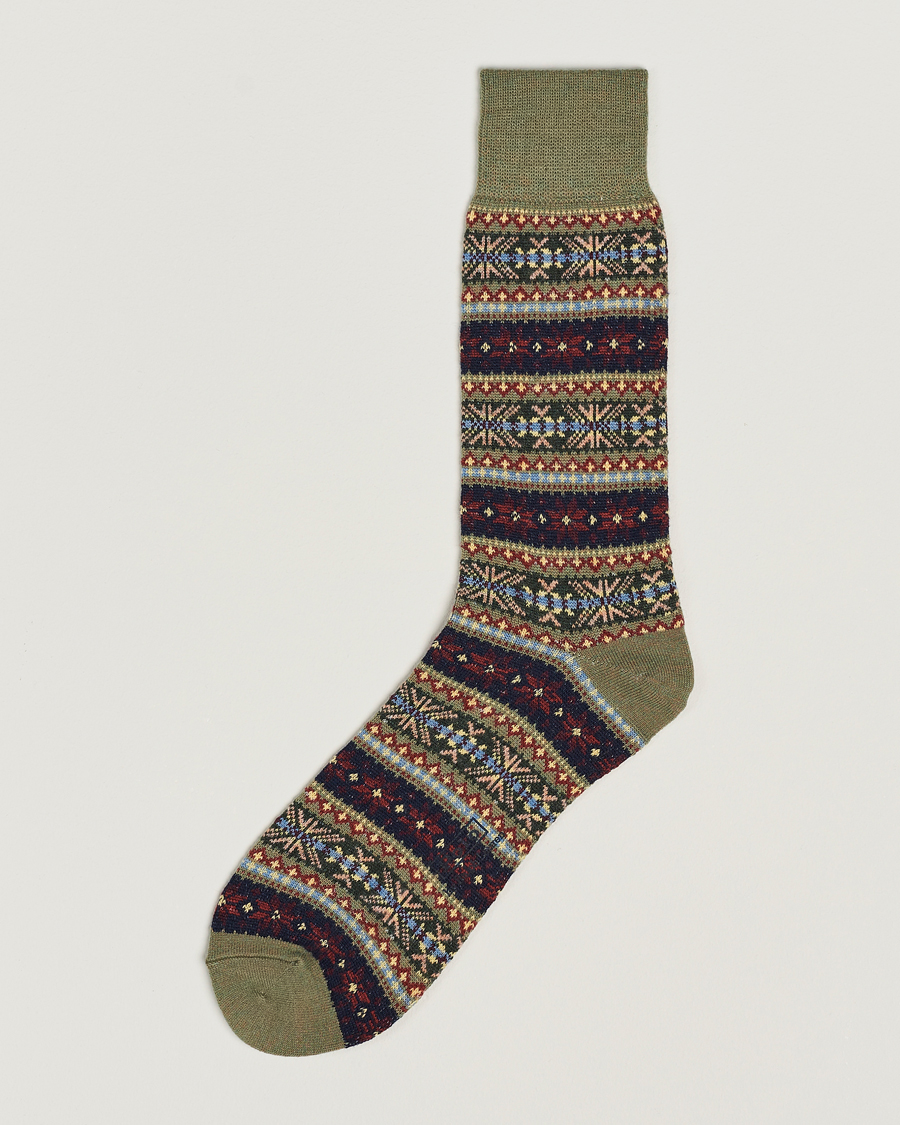 Herre |  | Polo Ralph Lauren | Wool Fairisle Socks Loden