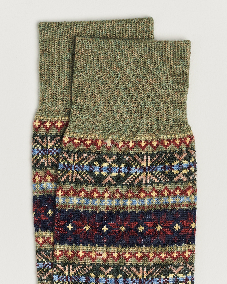 Herre | Undertøy | Polo Ralph Lauren | Wool Fairisle Socks Loden