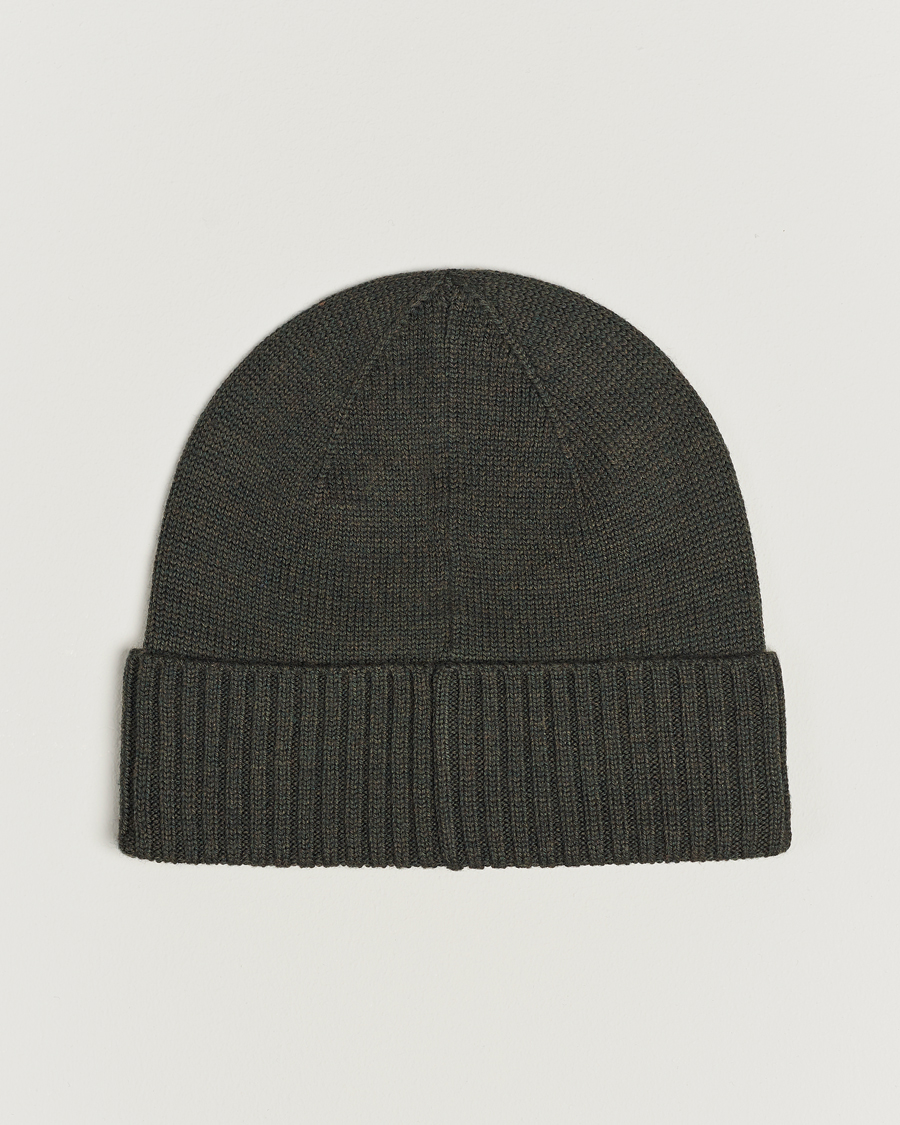 Herre | Polo Ralph Lauren Merino Wool Beanie Olive Heather | Polo Ralph Lauren | Merino Wool Beanie Olive Heather
