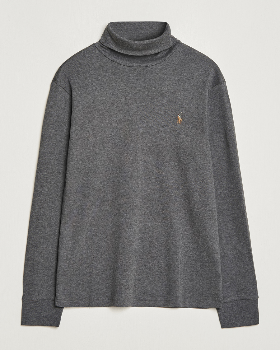 Herre | Gensere | Polo Ralph Lauren | Luxury Pima Cotton Rollneck Barclay Heather