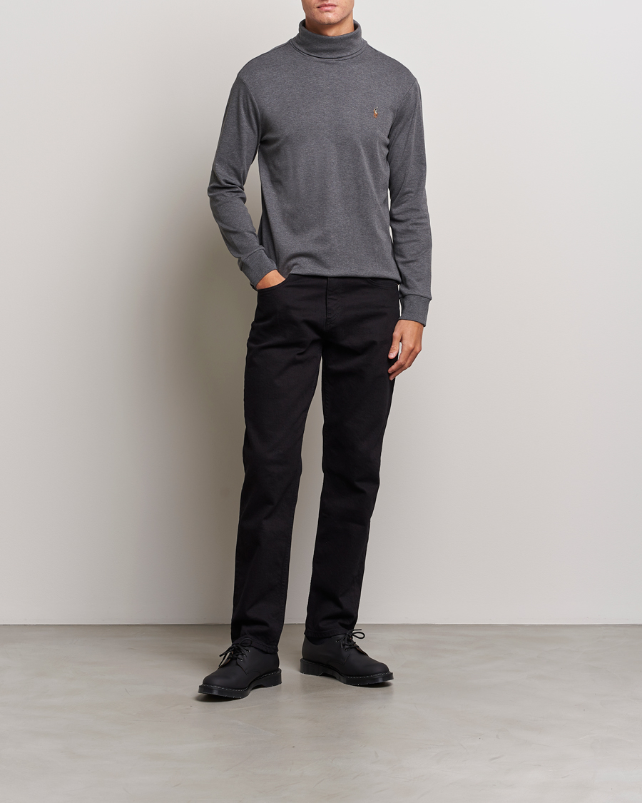 Herre | Gensere | Polo Ralph Lauren | Luxury Pima Cotton Rollneck Barclay Heather