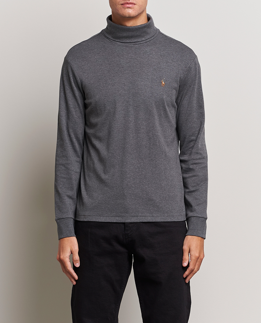 Herre | Gensere | Polo Ralph Lauren | Luxury Pima Cotton Rollneck Barclay Heather