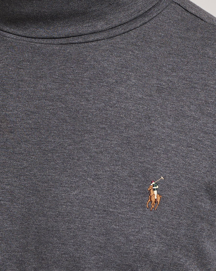 Herre | Gensere | Polo Ralph Lauren | Luxury Pima Cotton Rollneck Barclay Heather