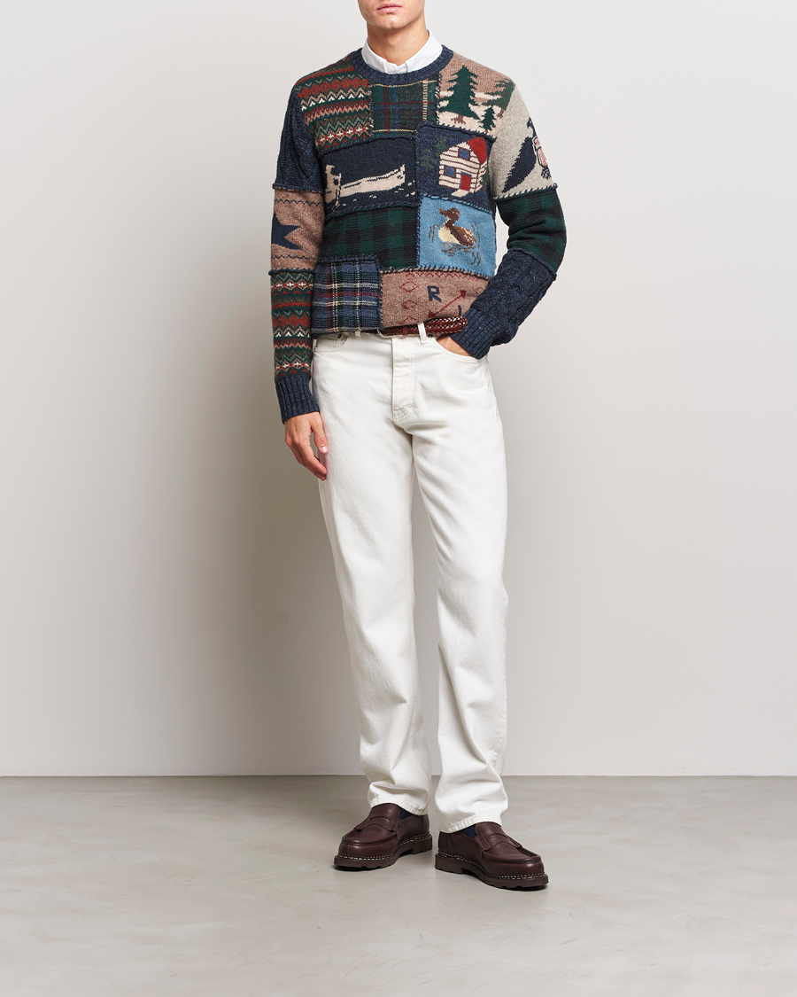 Herre | Gensere | Polo Ralph Lauren | Wool Patchwork Knitted Sweater Multi