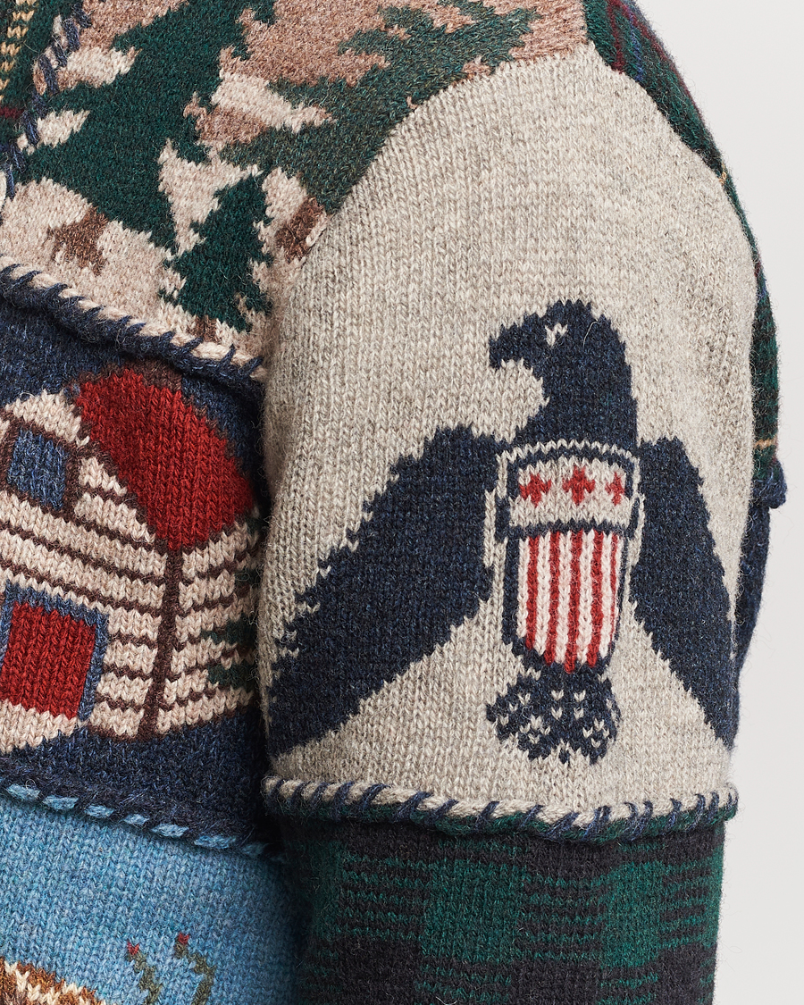 Herre | Gensere | Polo Ralph Lauren | Wool Patchwork Knitted Sweater Multi