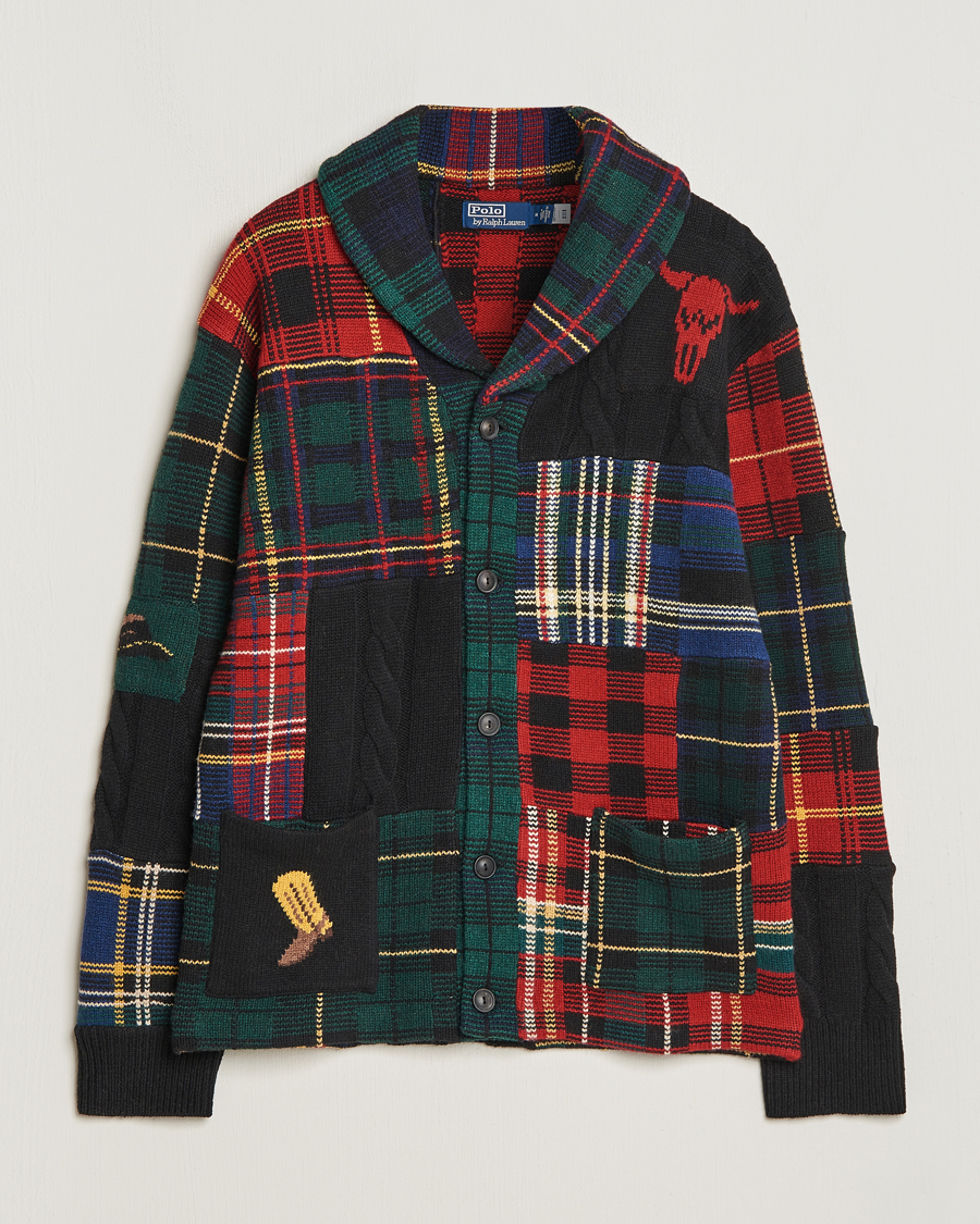 Herre | Gensere | Polo Ralph Lauren | Wool Patchwork Cardigan Multi