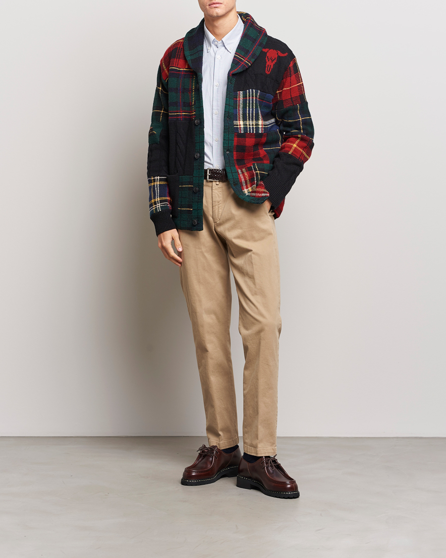 Herre | Gensere | Polo Ralph Lauren | Wool Patchwork Cardigan Multi