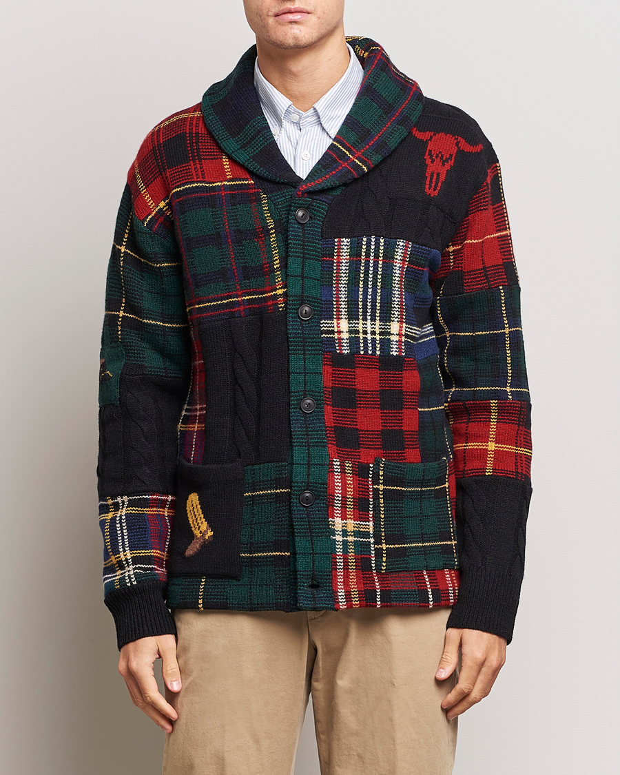 Herre | Gensere | Polo Ralph Lauren | Wool Patchwork Cardigan Multi