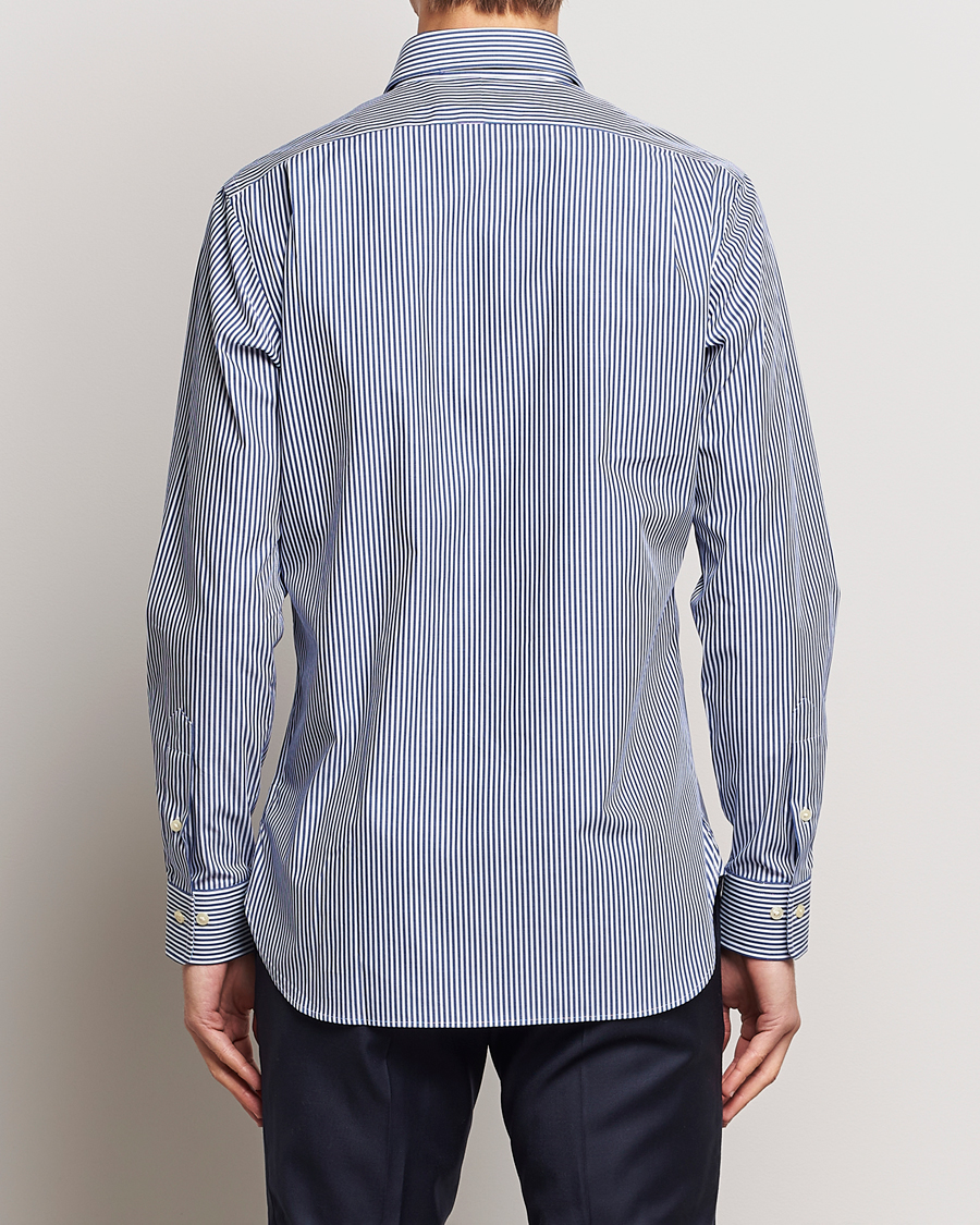 Herre | Skjorter | Polo Ralph Lauren | Poplin Striped Dress Shirt Royal/White