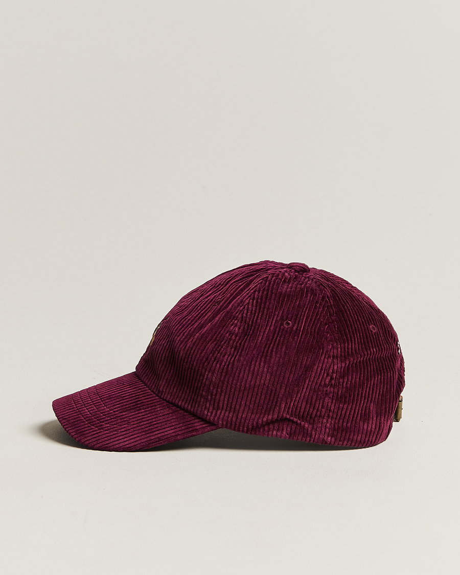 Herre | Polo Ralph Lauren Corduroy Cap Ruby | Polo Ralph Lauren | Corduroy Cap Ruby