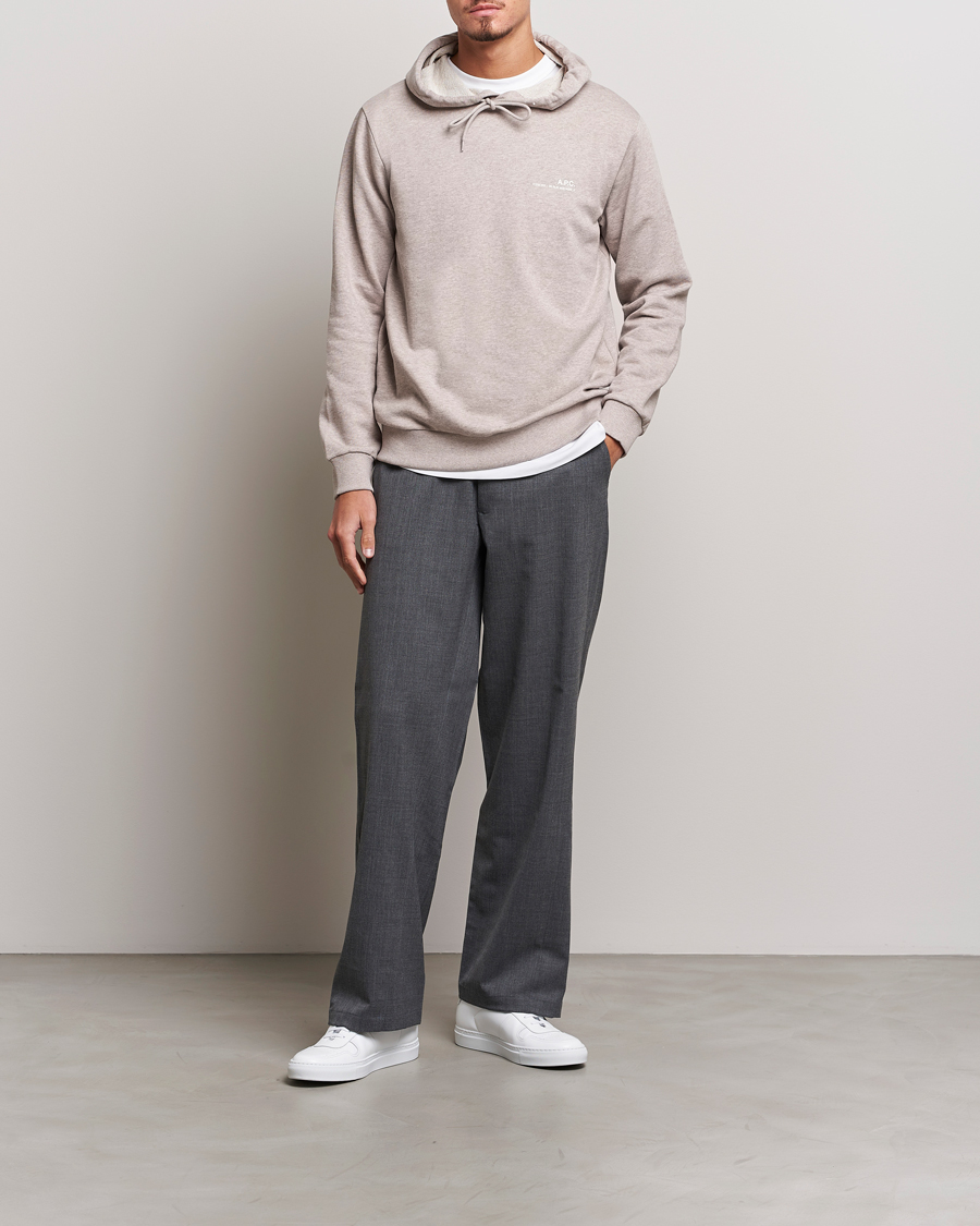 Herre | Gensere | A.P.C. | Item Hoodie Beige Chine