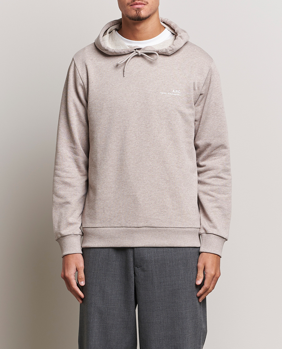 Herre | Gensere | A.P.C. | Item Hoodie Beige Chine