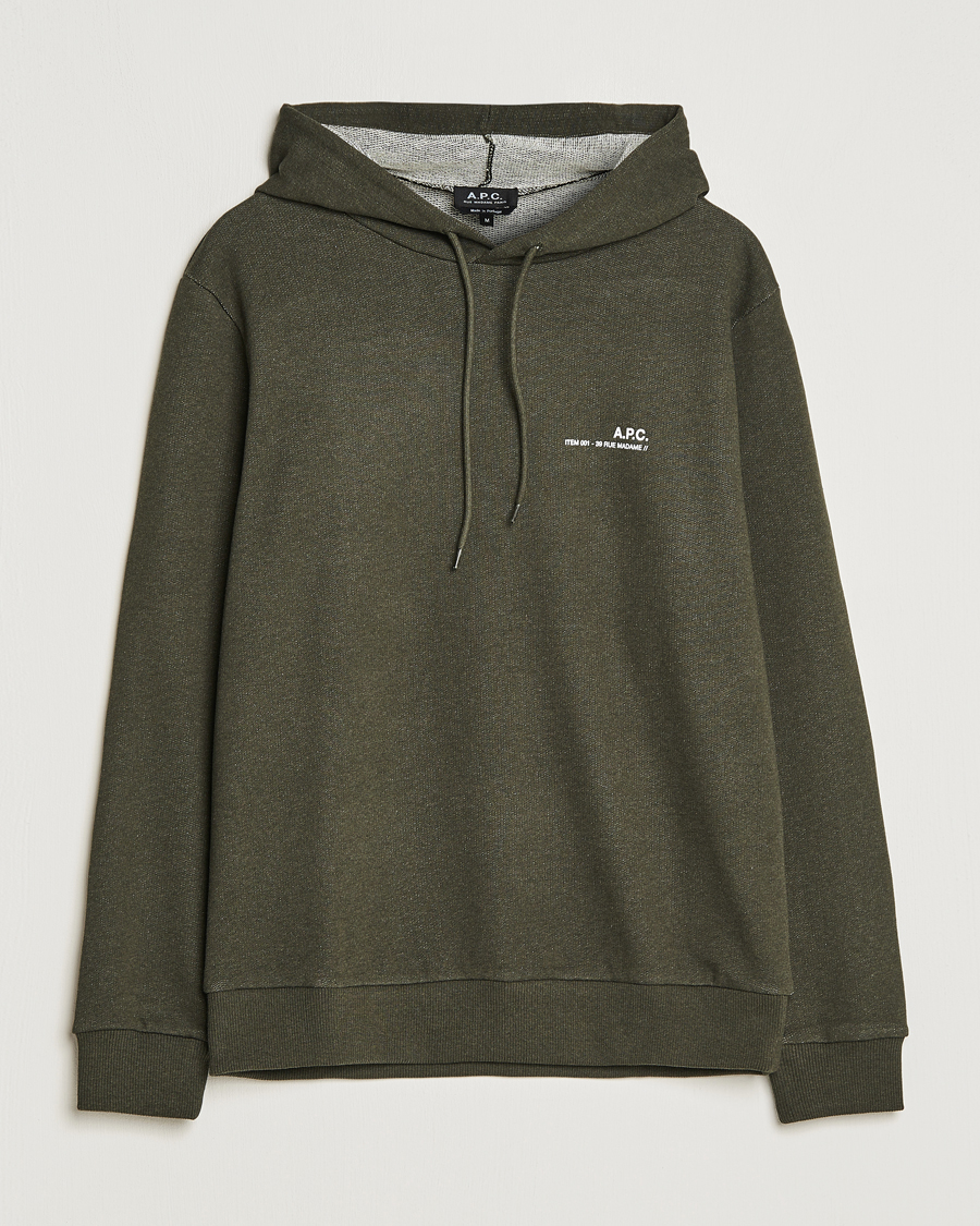 Herre | Gensere | A.P.C. | Item Hoodie Kaki Chine