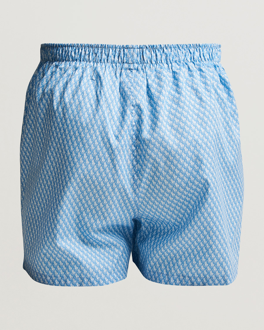 Herre | Undertøy | Polo Ralph Lauren | 3-Pack Woven Boxer Blue