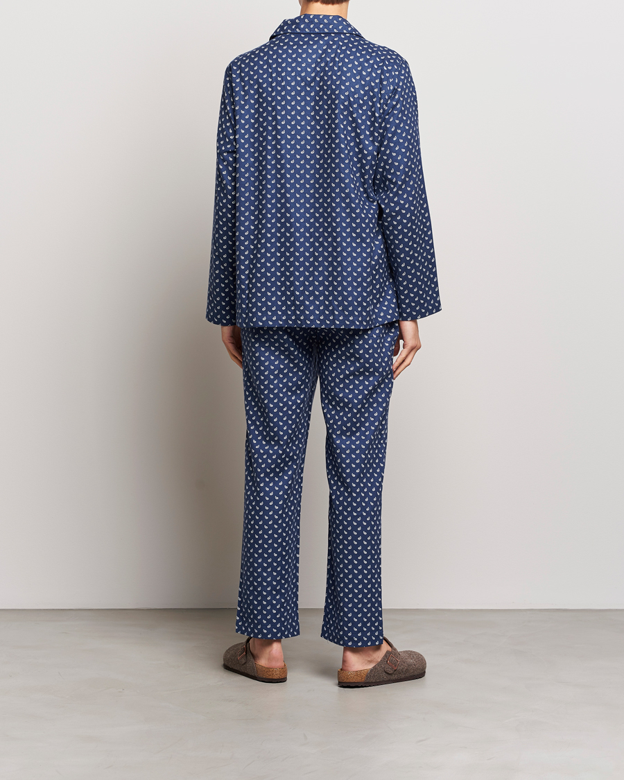 Herre |  | Polo Ralph Lauren | Flannel Paisley Pyjama Set Navy
