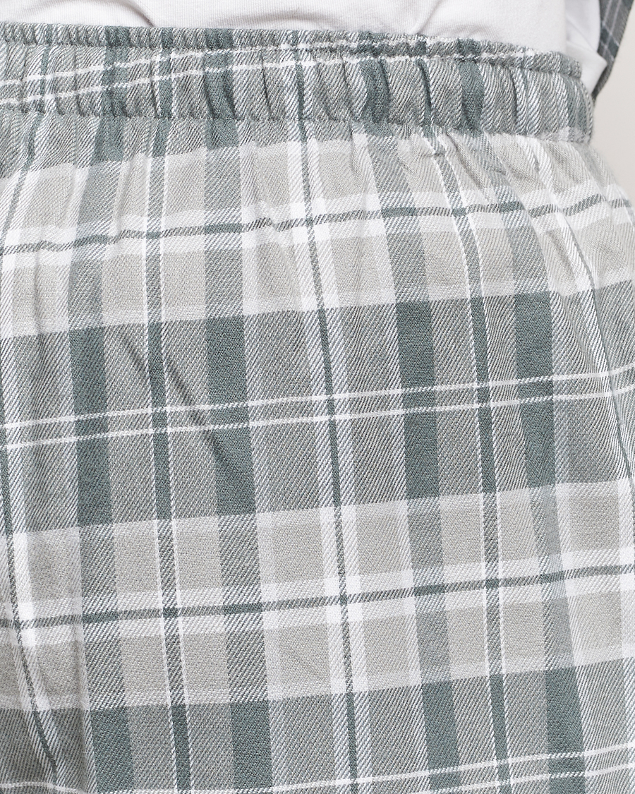 Herre | Pyjamaser og badekåper | Polo Ralph Lauren | Flannel Checked Pyjama Set Grey