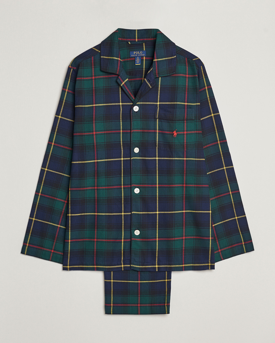 Herre | Pyjamaser og badekåper | Polo Ralph Lauren | Flannel Checked Pyjama Set Tartan