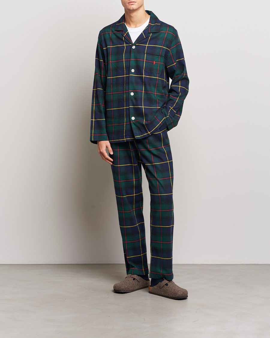 Herre | Pyjamaser og badekåper | Polo Ralph Lauren | Flannel Checked Pyjama Set Tartan