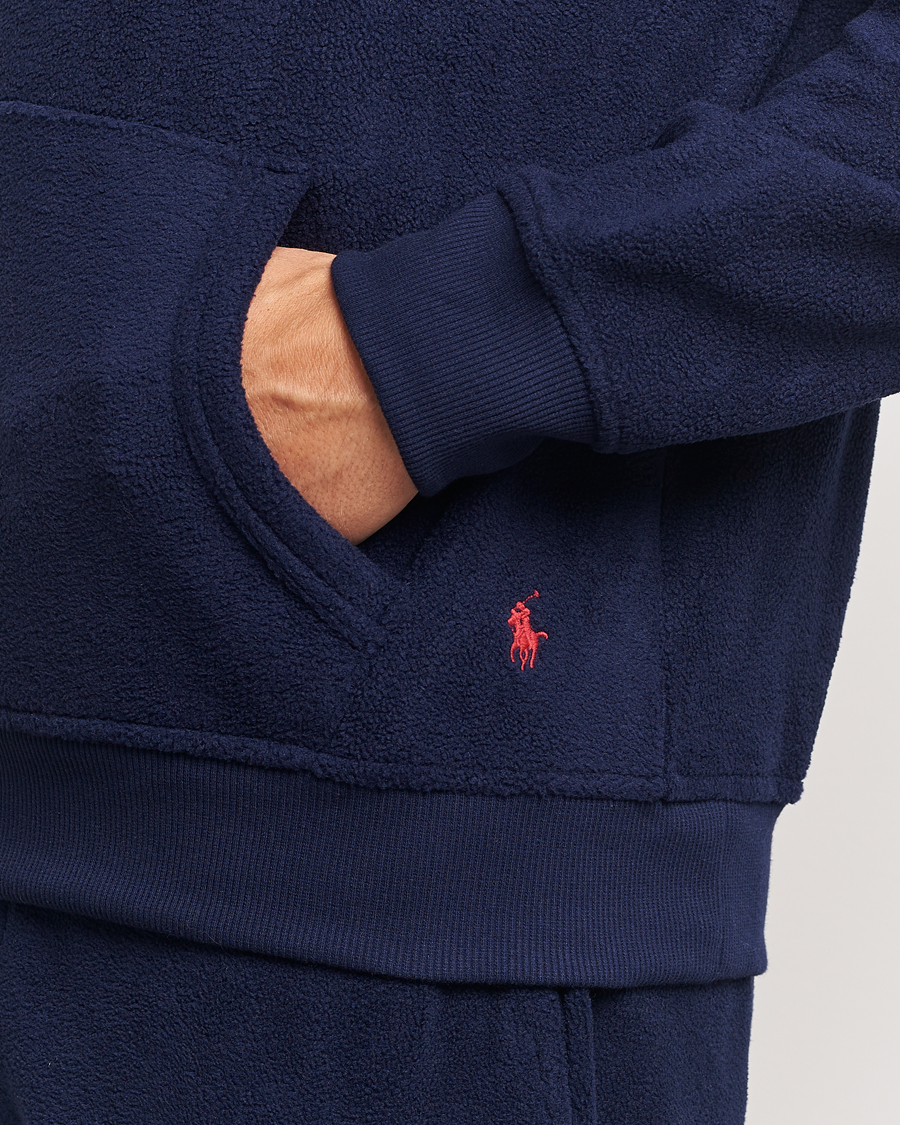 Herre | Gensere | Polo Ralph Lauren | Recycled Fleece Lightweight Hoodie Cruise Navy