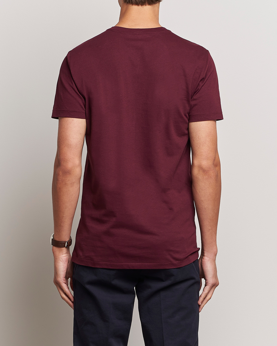 Herre | T-Shirts | Polo Ralph Lauren | 3-Pack Crew Neck T-Shirt Wine/Green/Purple