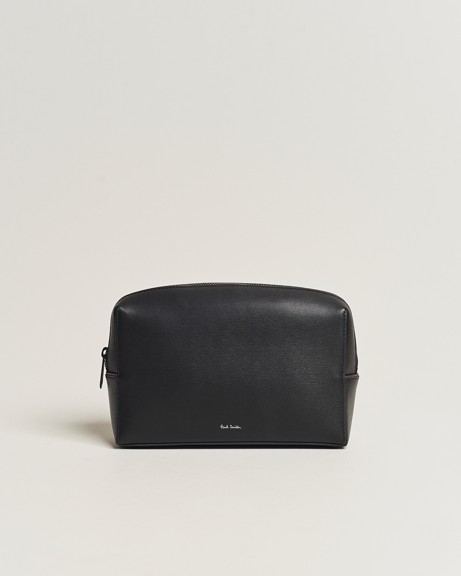 Herre | Paul Smith Leather Washbag Black | Paul Smith | Leather Washbag Black