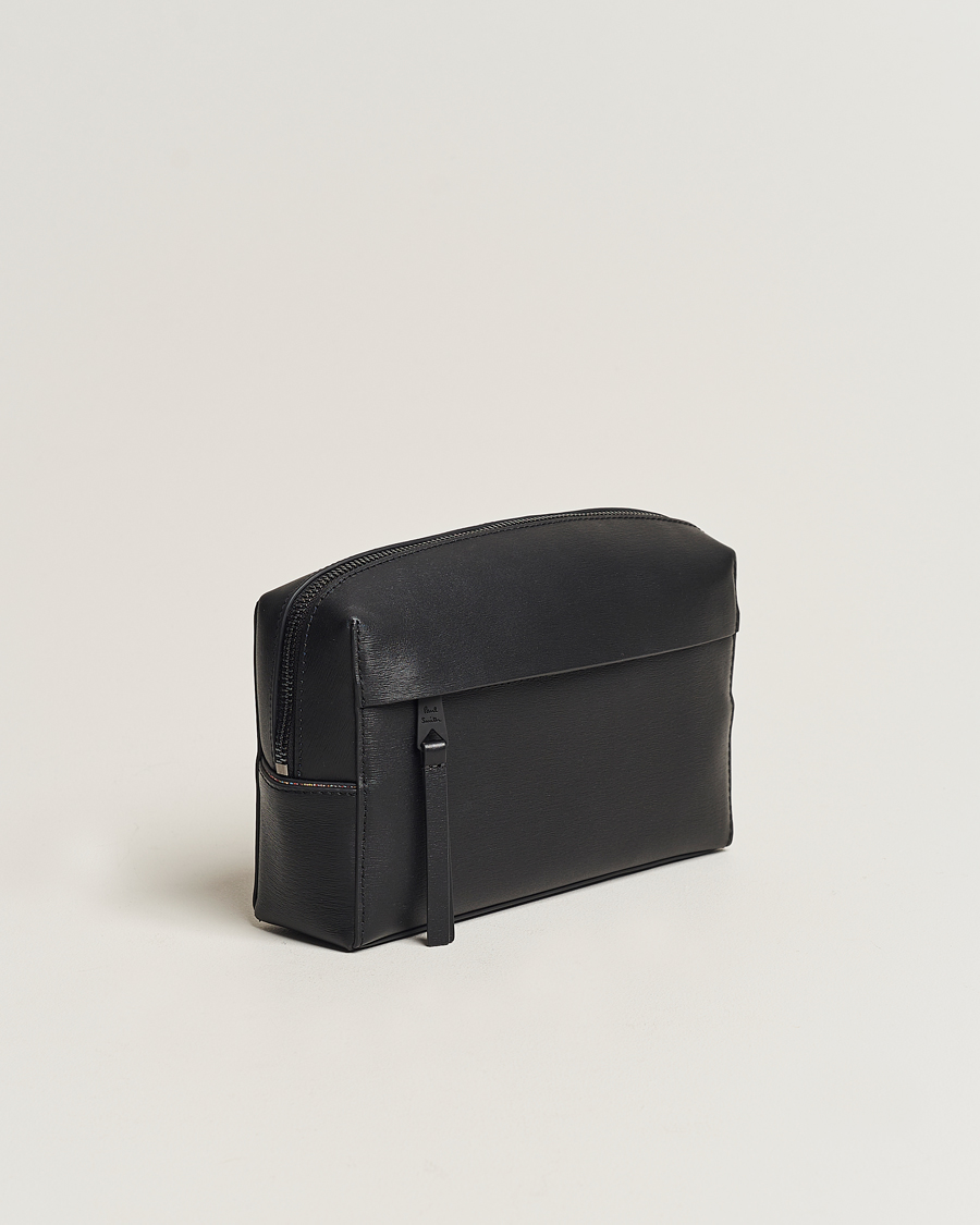 Herre | Nytt i butikken | Paul Smith | Leather Washbag Black