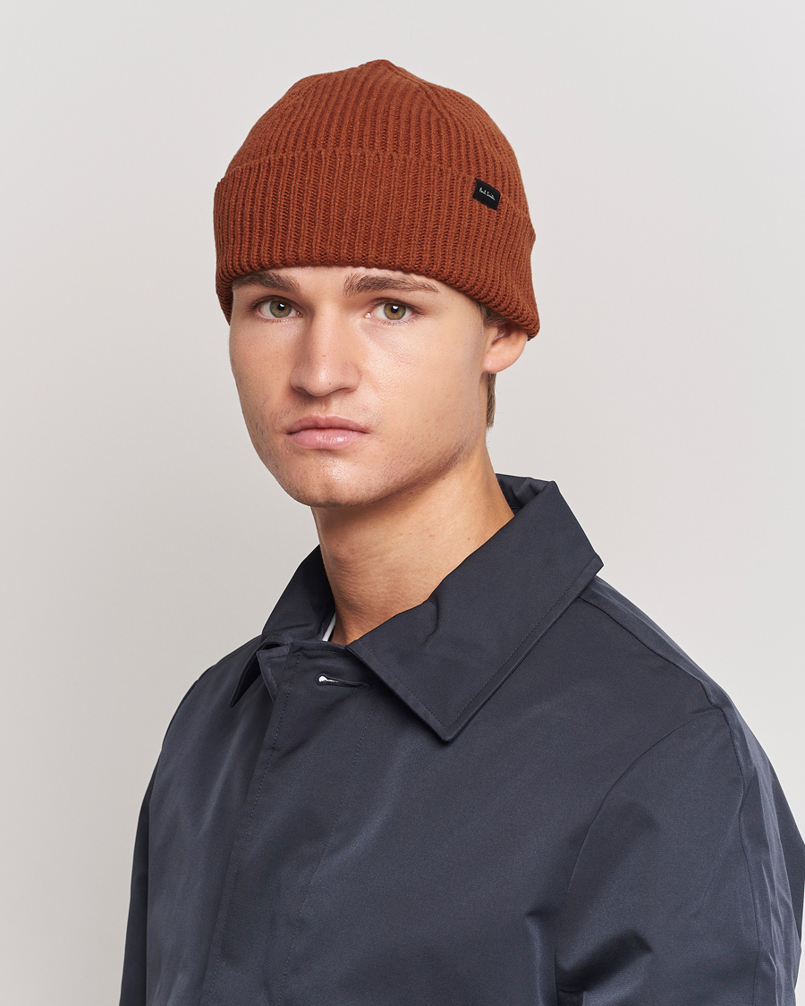 Herre |  | Paul Smith | Cashmere Beanie Orange