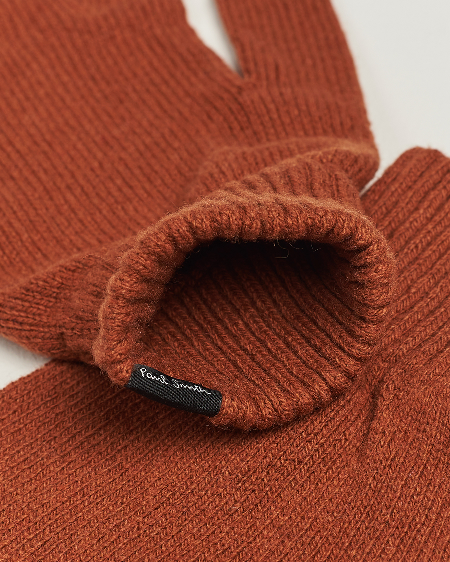 Herre | Paul Smith Cashmere Glove Orange | Paul Smith | Cashmere Glove Orange