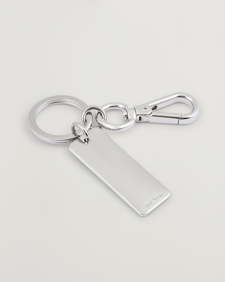 Herre | Nøkkelringer | Paul Smith | Signature Stripe Keyring Silver