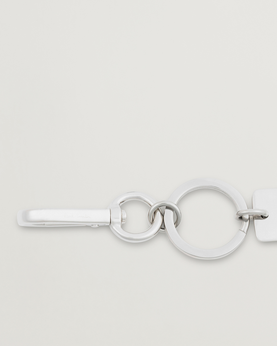 Herre | Nøkkelringer | Paul Smith | Signature Stripe Keyring Silver