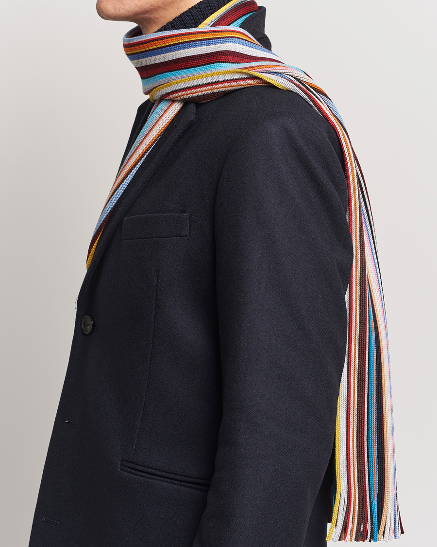 Herre | Paul Smith Merino Wool Signature Scarf Multi | Paul Smith | Merino Wool Signature Scarf Multi