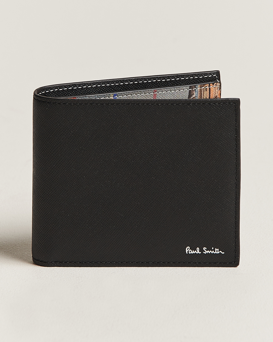 Herre | Paul Smith Leather Mini Billfold Black | Paul Smith | Leather Mini Billfold Black