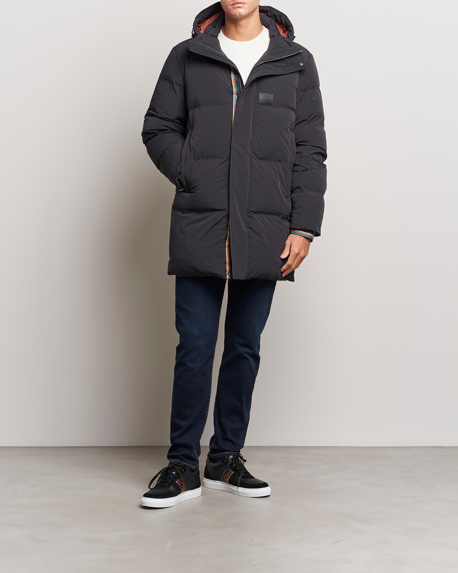 Herre | Jakker | Paul Smith | Hooded Down Coat Black