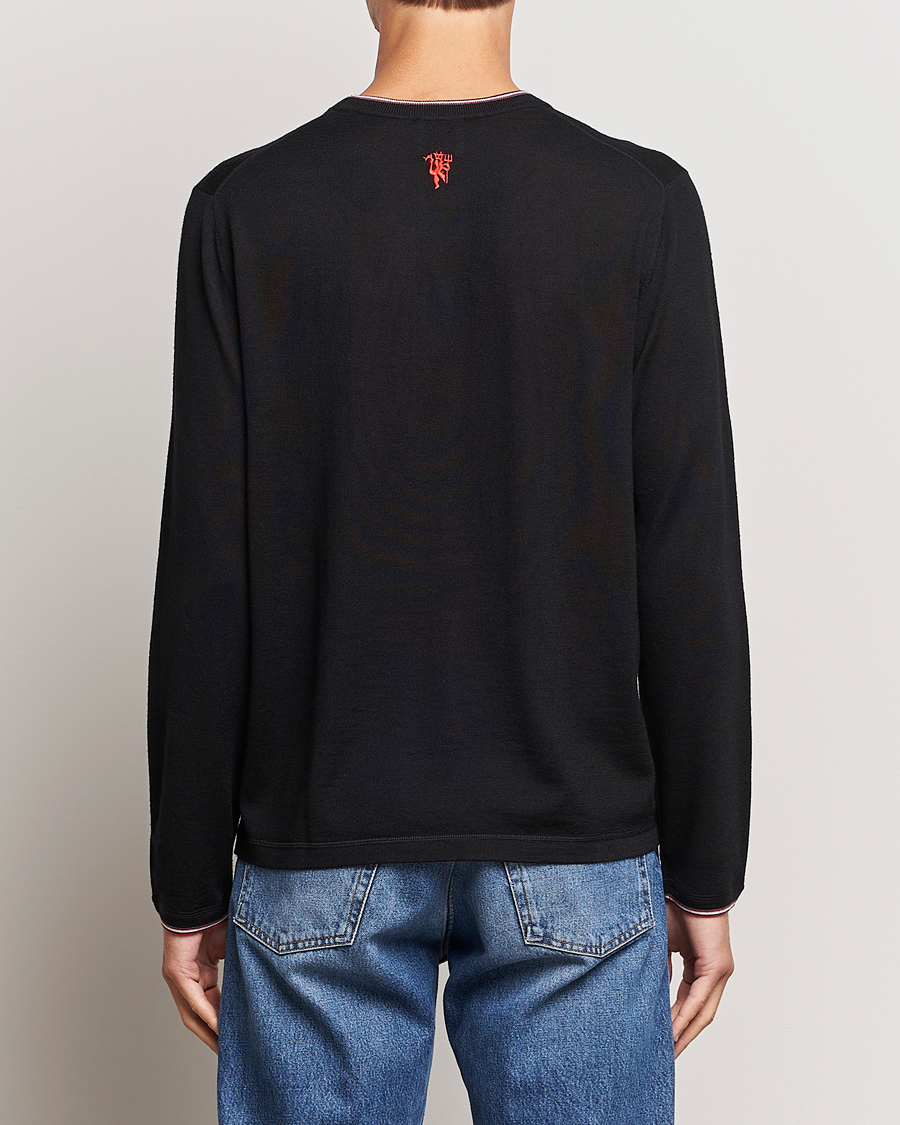 Herre | Gensere | Paul Smith | Merino Wool Knitted Crew Neck Sweater Black