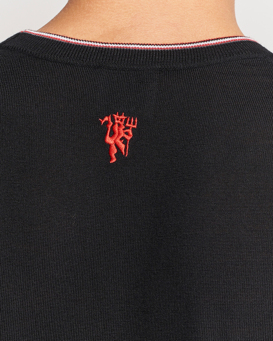 Herre | Gensere | Paul Smith | Merino Wool Knitted Crew Neck Sweater Black