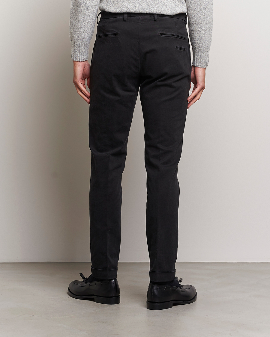 Herre | Bukser | Briglia 1949 | Slim Fit Cotton Stretch Chino Black