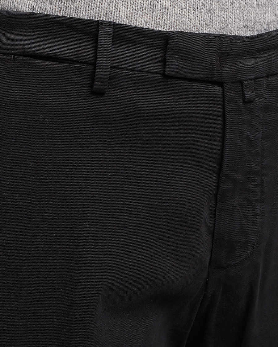 Herre | Bukser | Briglia 1949 | Slim Fit Cotton Stretch Chino Black