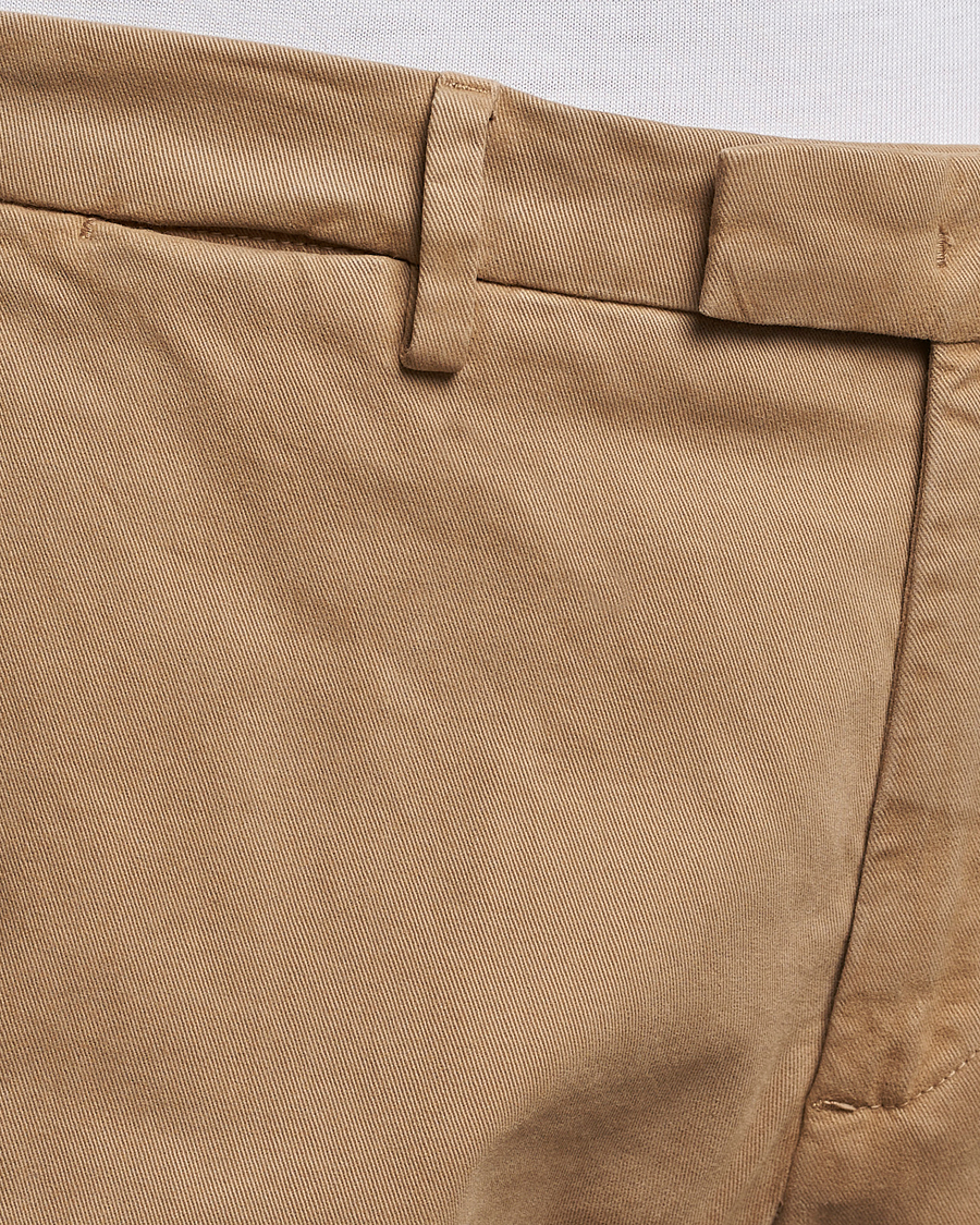 Herre | Bukser | Briglia 1949 | Slim Fit Cotton Stretch Chino Beige