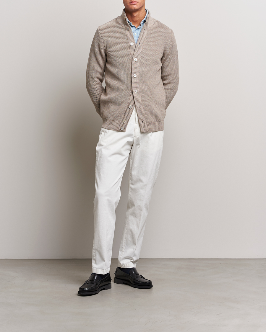 Herre | Bukser | Briglia 1949 | Soho Tailored Easy Fit Chino Off White